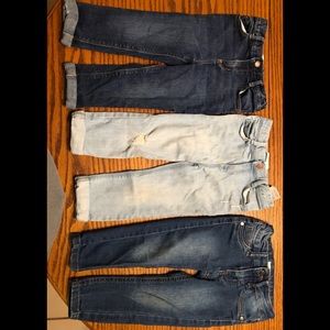 Three pair of Girls’ 2T adjustable waist jeans